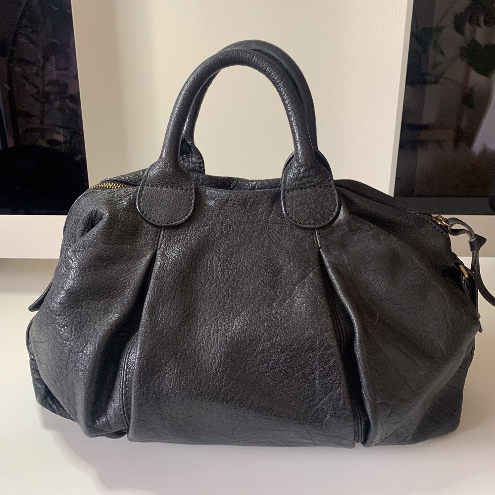 NU New York Leather Handbag
